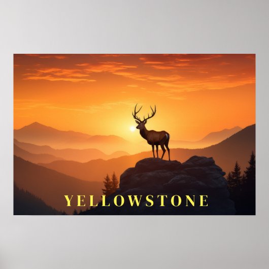 Yellowstone Poster Art (Vorne)