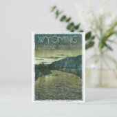 Yellowstone Poster Postkarte (Stehend Vorderseite)