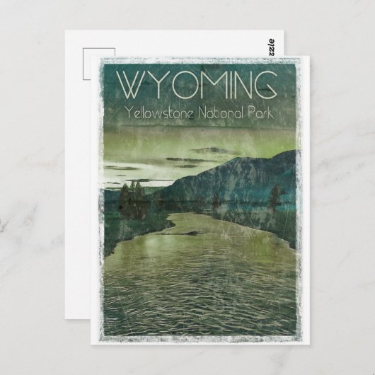 Yellowstone Poster Postkarte (Vorne/Hinten)