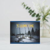 Yellowstone Postkarte (Stehend Vorderseite)
