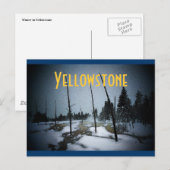 Yellowstone Postkarte (Vorne/Hinten)