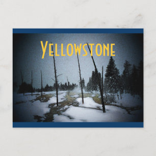 Yellowstone Postkarte