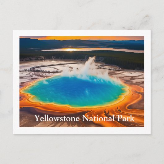 Yellowstone Postkarte (Vorderseite)