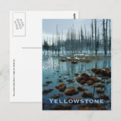 Yellowstone Postkarte (Vorne/Hinten)