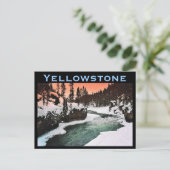 Yellowstone Postkarte (Stehend Vorderseite)