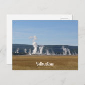 Yellowstone-Postkarte Postkarte (Vorne/Hinten)