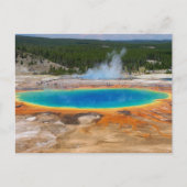 Yellowstone Prismatic Spring Wyoming, USA Postkarte (Vorderseite)