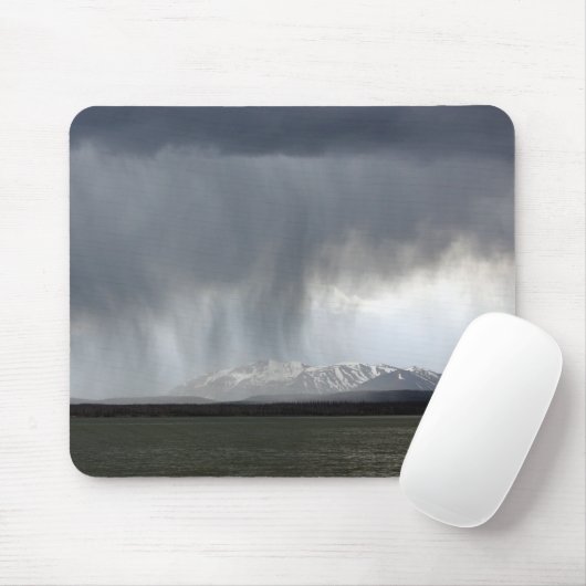 Yellowstone Rainy Day Mousepad (Mit Mouse)