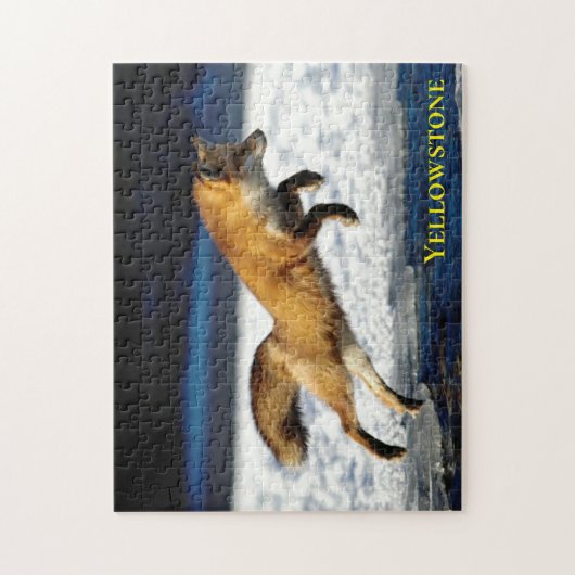 Yellowstone Red Fox Jigsaw Puzzle (Vertikal)