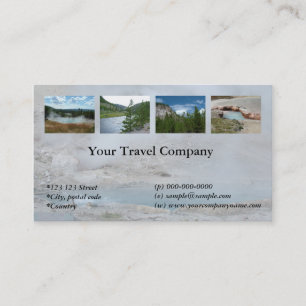 Yellowstone Reisebüro Visitenkarte