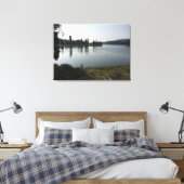Yellowstone River Bend Canvas Print Leinwanddruck (Insitu (Schlafzimmer))