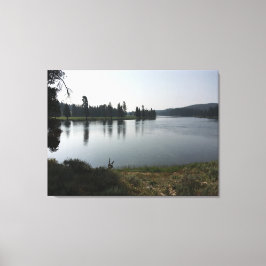 Yellowstone River Bend Canvas Print Leinwanddruck