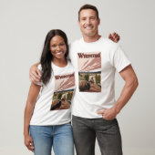 Yellowstone River Bison-Vintages Reise-Plakat T-Shirt (Unisex)
