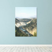 Yellowstone River Canvas Print Leinwanddruck (Insitu (Holzboden))