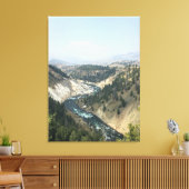 Yellowstone River Canvas Print Leinwanddruck (Insitu (Wohnzimmer))