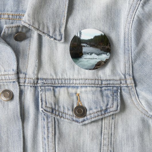 Yellowstone River Knopf Button (Beispiel)