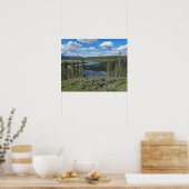 Yellowstone River Landschaftlich View Poster (Küche)