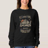 YELLOWSTONE Road Trip 2023 Sweatshirt (Vorderseite)
