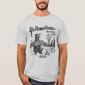 Yellowstone Road Trip 2025 Family Vacation Shirt (Vorderseite)