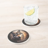 Yellowstone Sandstone Untersetzer Wolf (Seite)