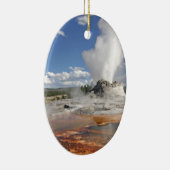 YELLOWSTONE-SCHLOSS-GEYSIR KERAMIKORNAMENT (Rechts)