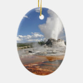 YELLOWSTONE-SCHLOSS-GEYSIR KERAMIKORNAMENT (Hinten)