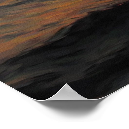 Yellowstone-See Poster (Ecke)