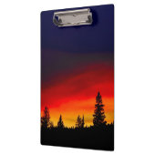 Yellowstone-Sonnenuntergang Klemmbrett (Links)