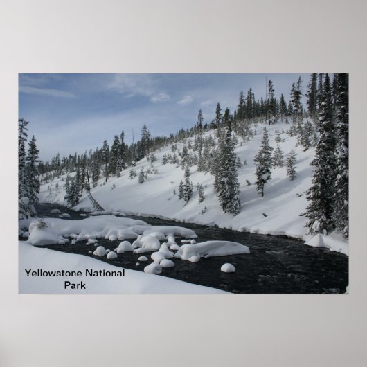Yellowstone Stream Poster (Vorne)