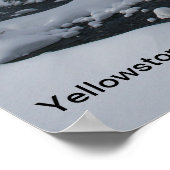 Yellowstone Stream Poster (Ecke)
