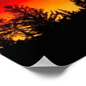 Yellowstone Sunset Poster (Ecke)