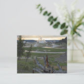 Yellowstone Sunsets Postkarte (Stehend Vorderseite)