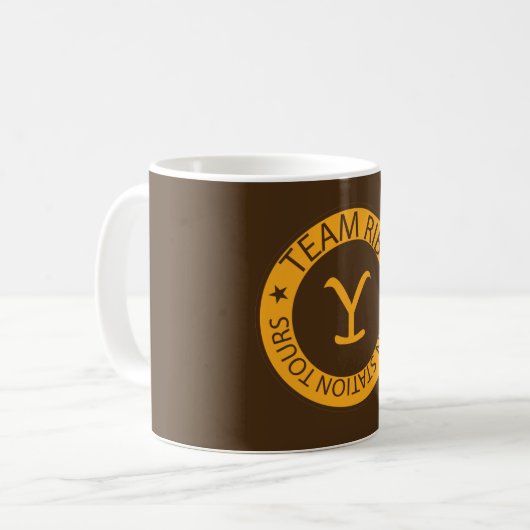 Yellowstone. T-Shirt Coffee Mug Kaffeetasse (Vorderseite Links)