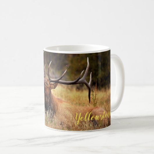 Yellowstone Tasse-Elk Kaffeetasse (VorderseiteRechts)