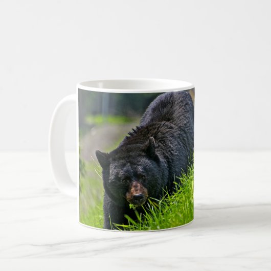 Yellowstone Tasse-Schwarzer Bär Kaffeetasse (Vorderseite Links)