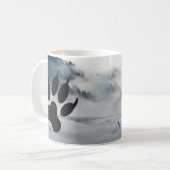 Yellowstone Tasse-Wolf Kaffeetasse (Vorderseite Links)