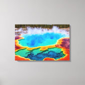 Yellowstone Thermal Hot Pot Leinwand Art (Vorderseite)