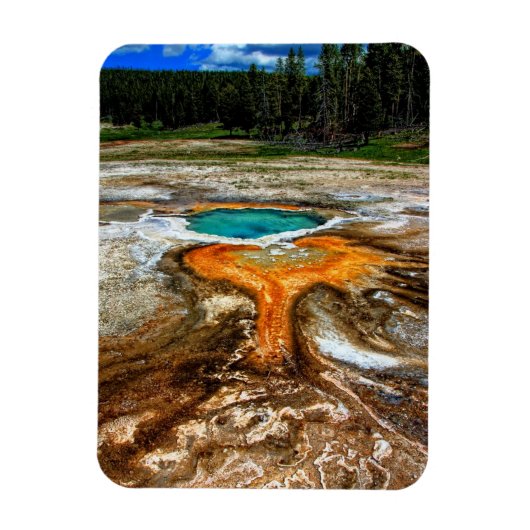Yellowstone-Thermalbad Magnet (Vertikal)