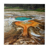 Yellowstone-Thermalpool Fliese (Vorderseite)