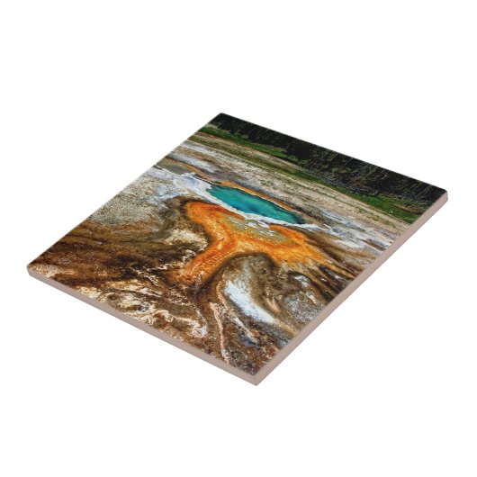 Yellowstone-Thermalpool Fliese (Seite)