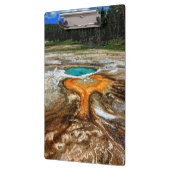 Yellowstone-Thermalpool Klemmbrett (Links)