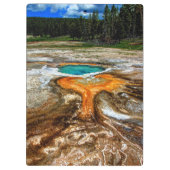 Yellowstone-Thermalpool Klemmbrett (Rückseite)