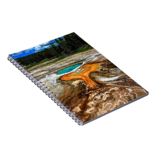 Yellowstone-Thermalpool Notizblock (Rechte Seite)