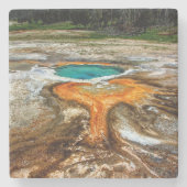 Yellowstone-Thermalpool Steinuntersetzer (Vorderseite)