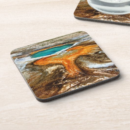 Yellowstone-Thermalpool Untersetzer (Linke Seite)