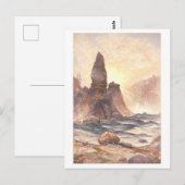 Yellowstone Tower Falls Vintag Prang Lithograph Postkarte (Vorne/Hinten)