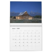 Yellowstone und Tetons Kalender (Mär 2027)