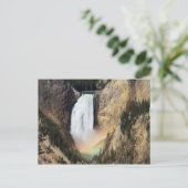 Yellowstone - Untere Gelbsteinfälle Postkarte (Stehend Vorderseite)
