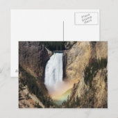 Yellowstone - Untere Gelbsteinfälle Postkarte (Vorne/Hinten)