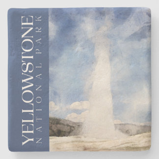 Yellowstone Untersetzer, Nationalpark Stone Unters Steinuntersetzer